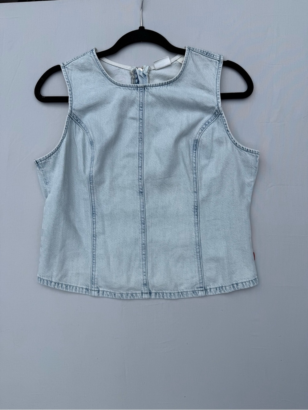 Levi's Light Blue Denim Sleeveless Tank Top